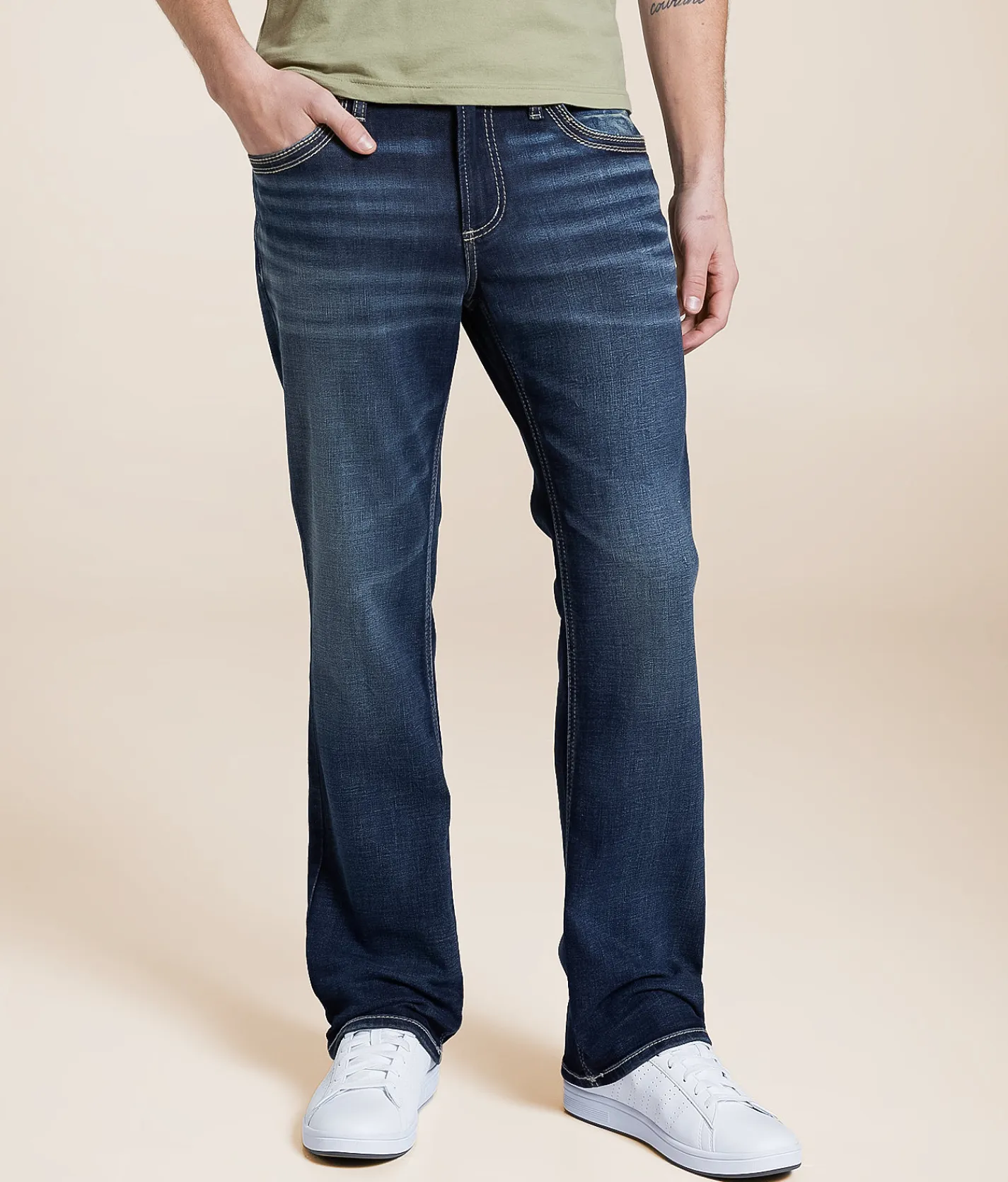 Silver Jeans Co.™ Jace Slim Boot Stretch Jean Indigo New