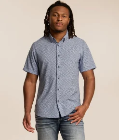 7Diamonds Jace Stretch Shirt Aloe New
