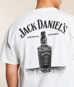 Graphic T-Shirts | Changes Jack Daniel's Bottle T-Shirt White