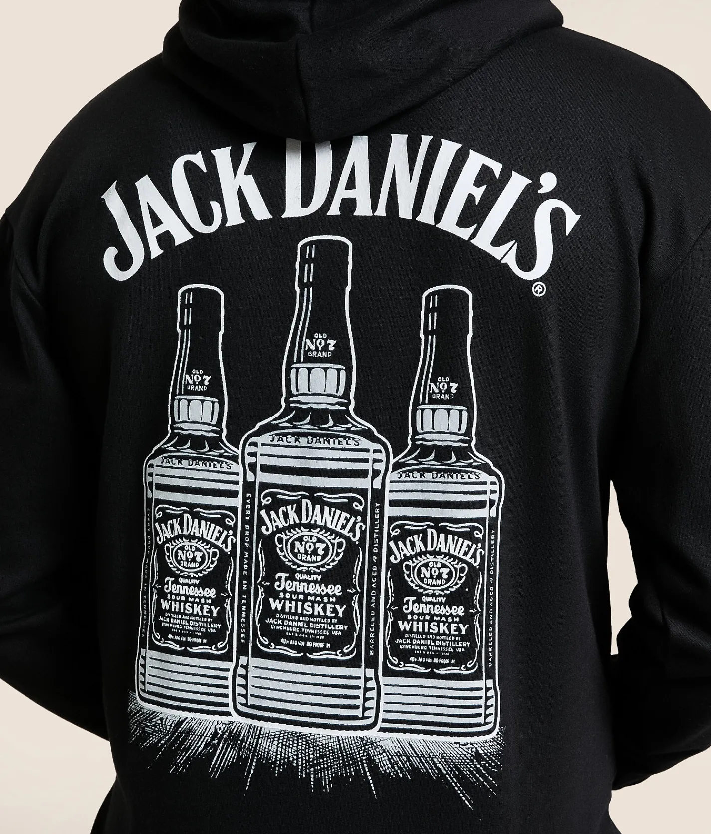 Tops | Changes Jack Daniel's Old No. 7 Hooded Sweatshirt Black