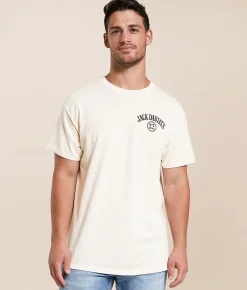 American Needle Jack Daniel's Quality T-Shirt Cream Best