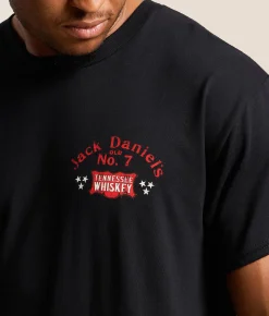 American Needle Jack Daniel's Red Label T-Shirt Black New