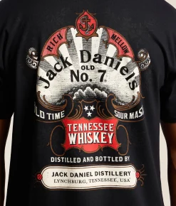American Needle Jack Daniel's Red Label T-Shirt Black New