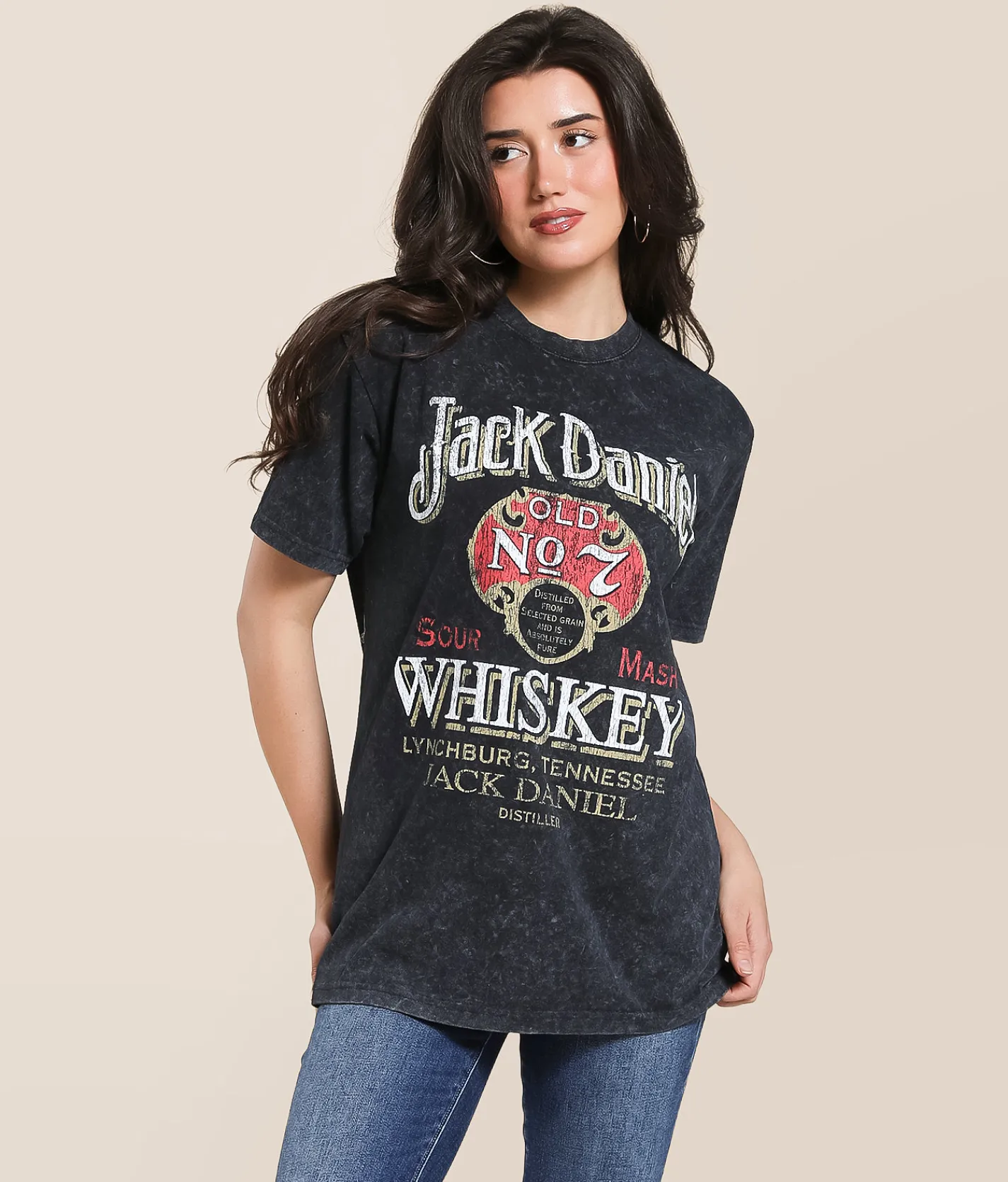 Changes Jack Daniel's Tennessee Whiskey T-Shirt Washed Black Best