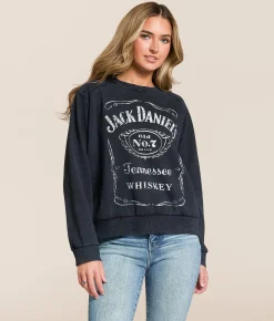 Changes Jack Daniel's Tennessee Whiskey Pullover Washed Black