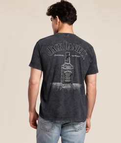 Changes Jack Daniel's T-Shirt Black Mineral Wash Outlet