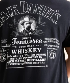 Graphic T-Shirts | Changes Jack Daniel's Vintage T-Shirt Black