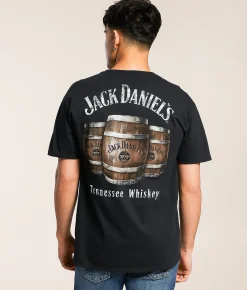 Changes Jack Daniel's Whiskey Barrel T-Shirt Black Discount
