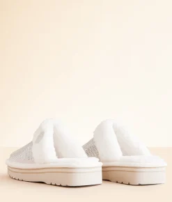 Shoes | Ariat Jackie Exotic Glitz Leather Slipper Dazzle Cream
