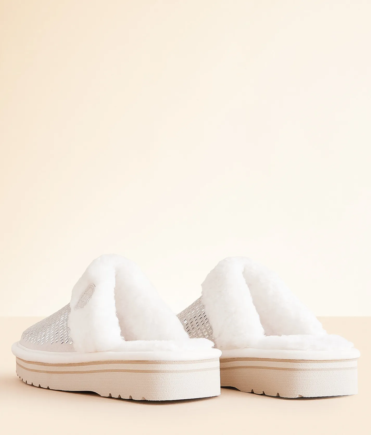 Shoes | Ariat Jackie Exotic Glitz Leather Slipper Dazzle Cream