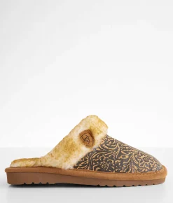 Ariat Jackie Leather Slipper Brown Hot