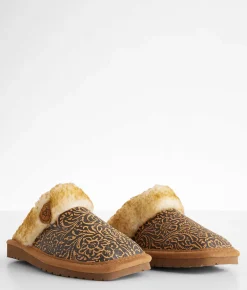 Ariat Jackie Leather Slipper Brown Hot