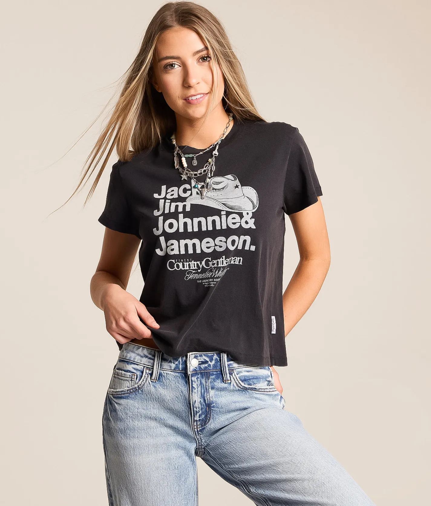 Tops | The Laundry Room™ Jack Jim Johnnie & Jameson T-Shirt Black