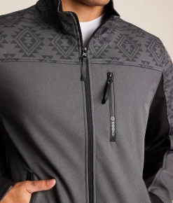 Tops|Coats & Jackets | Hooey Jackson Softshell Jacket Black Grey