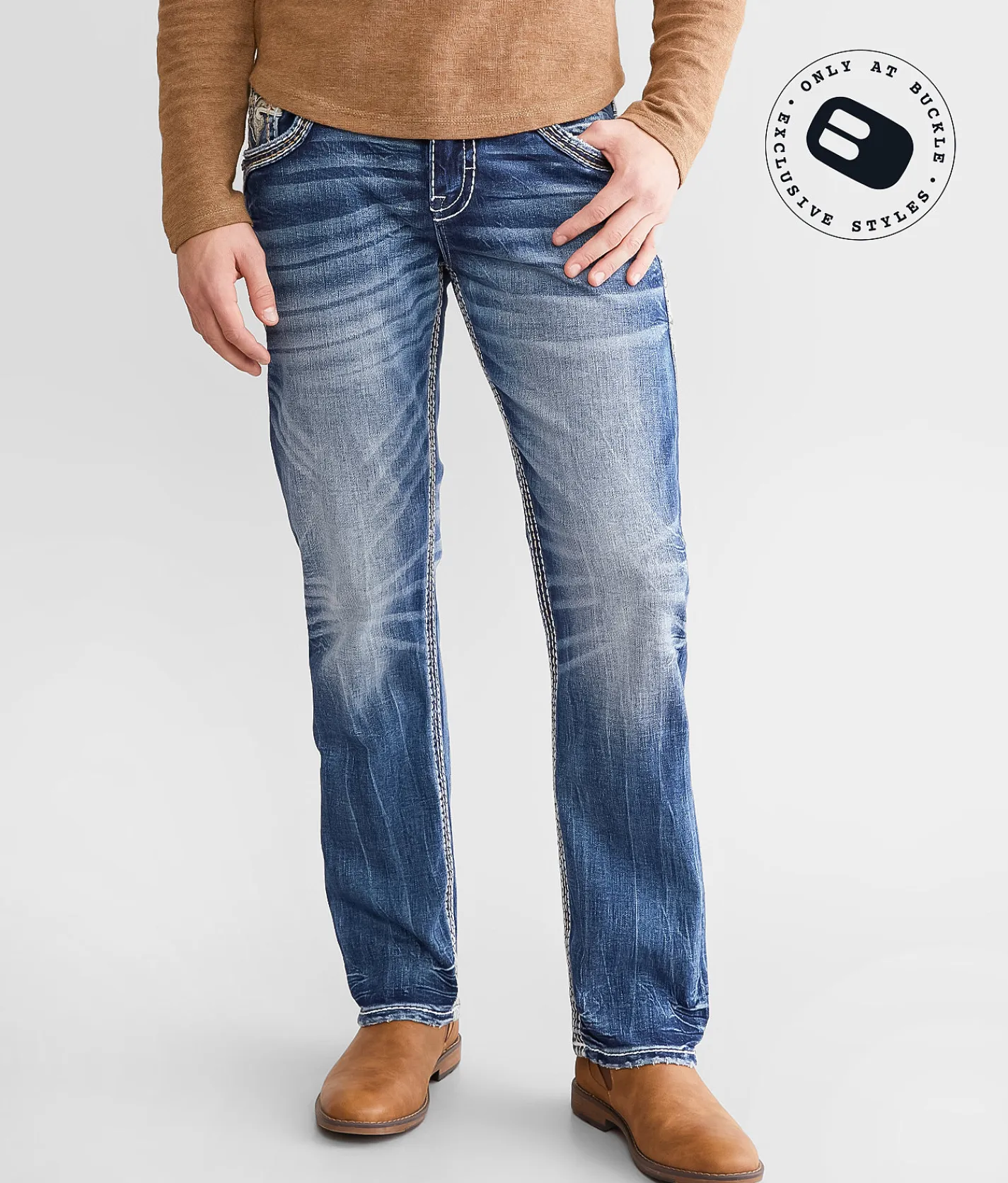 Rock Revival Jacksyn Straight Stretch Jean Jacksyn J201 Best