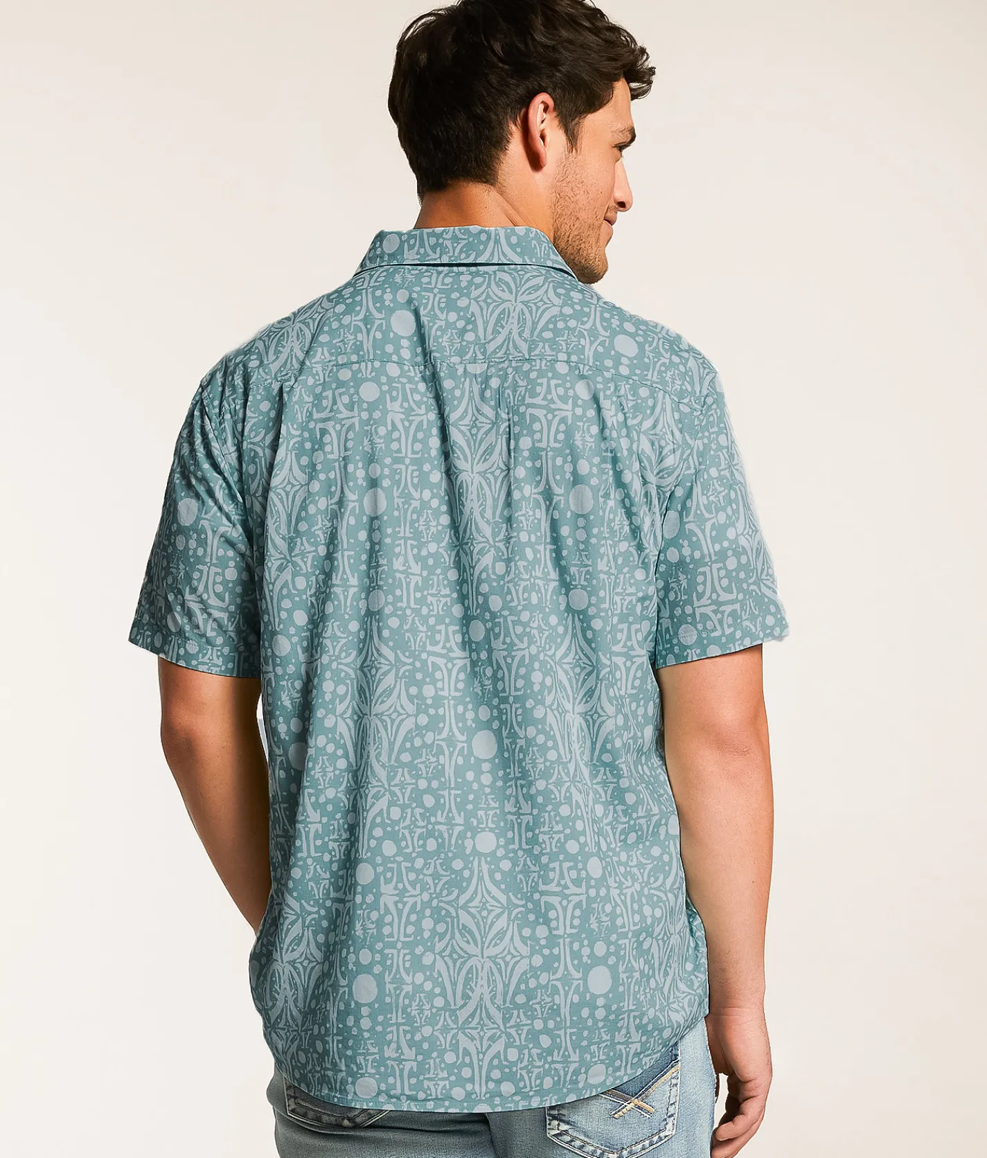 Tops | RVCA Jacobs Archive Shirt Blue Haze