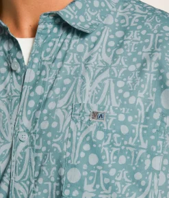 Tops | RVCA Jacobs Archive Shirt Blue Haze