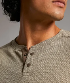 Tops | BKE Jacquard Henley Morel