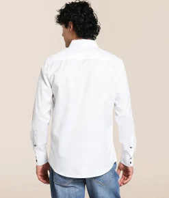 J.B. Holt Jacquard Standard Stretch Shirt White Online