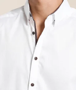 J.B. Holt Jacquard Standard Stretch Shirt White Online