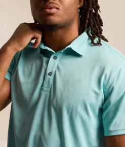 Ariat Jacquard TEK Polo Aqua Discount
