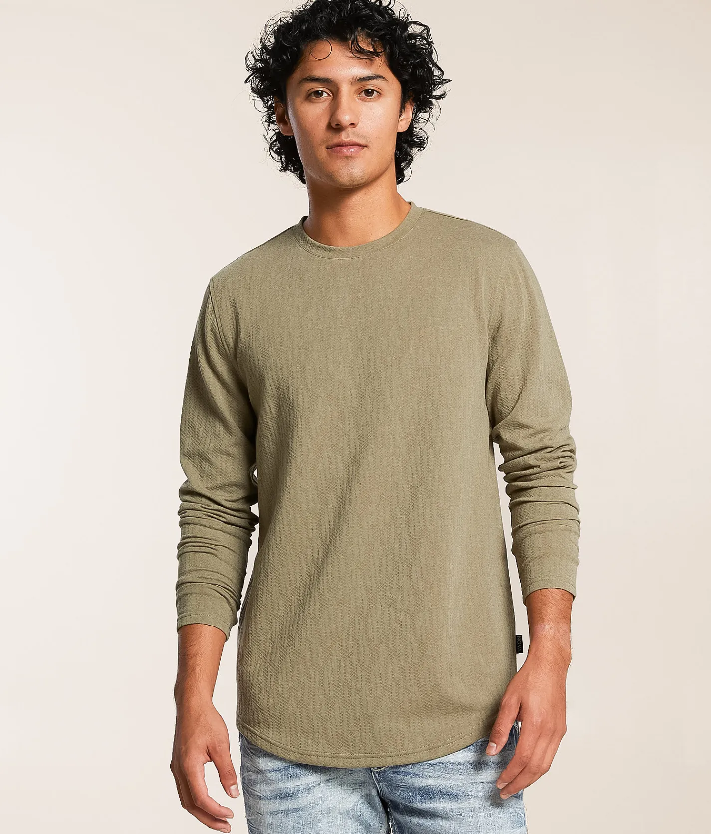Nova Industries Jacquard T-Shirt Olive