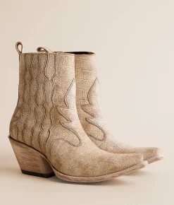 Ariat Jade Leather Ankle Boot Tan White Best