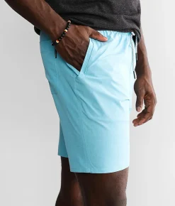 Bottoms|Shorts | Departwest Jaden Stretch Short Blue