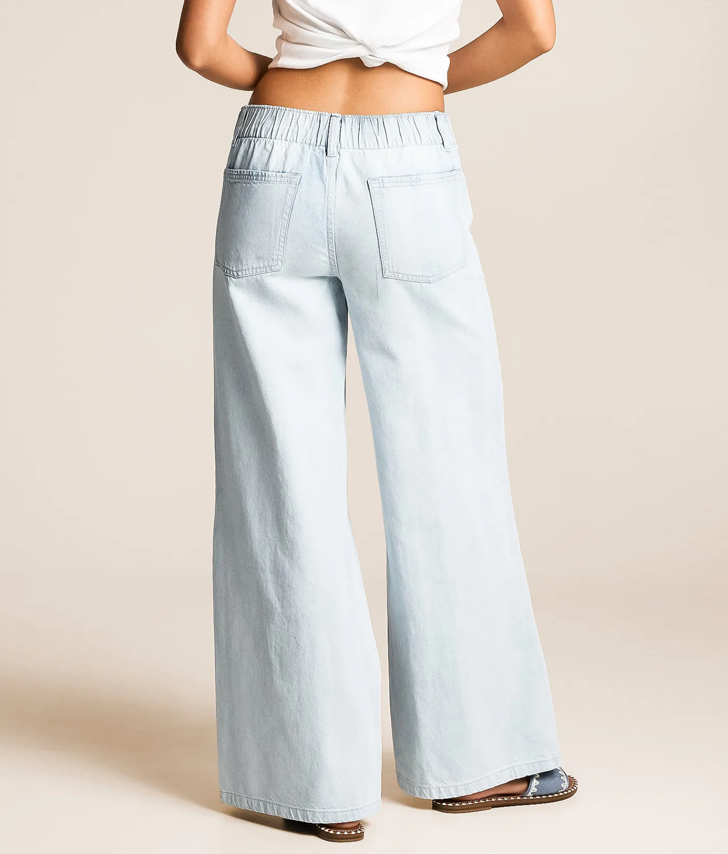 Billabong Jade Wide Leg Jean Blue Mist Best