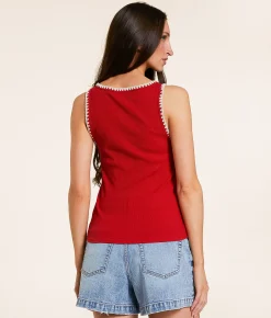 Tops | Z Supply Jaidynn Tank Top Sea Pine