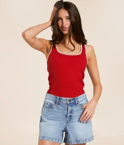 Tops | Z Supply Jaidynn Tank Top Sea Pine