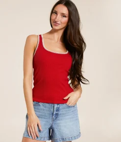Tops | Z Supply Jaidynn Tank Top Sea Pine