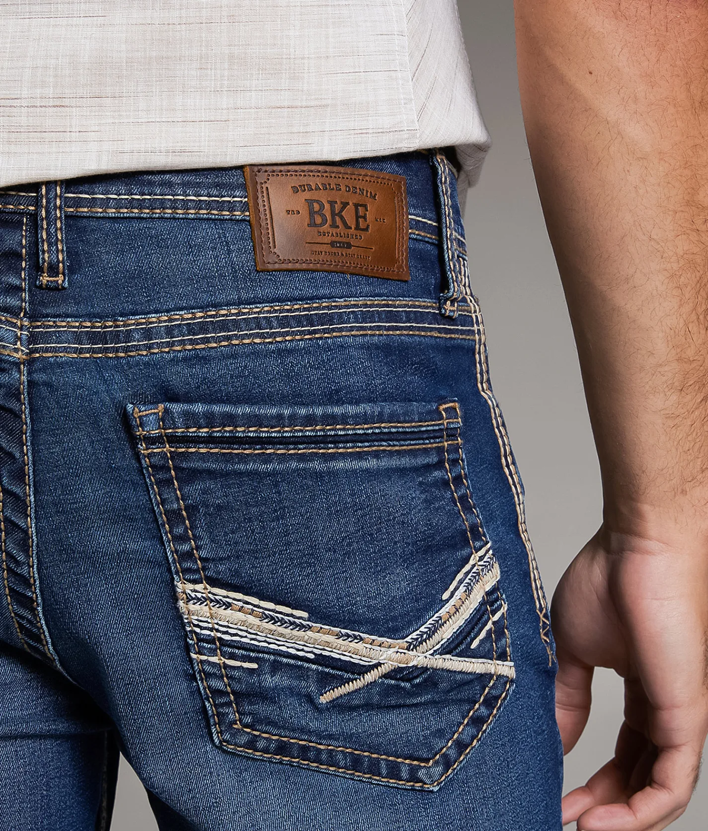 BKE Jake Boot Stretch Jean Nugget Best