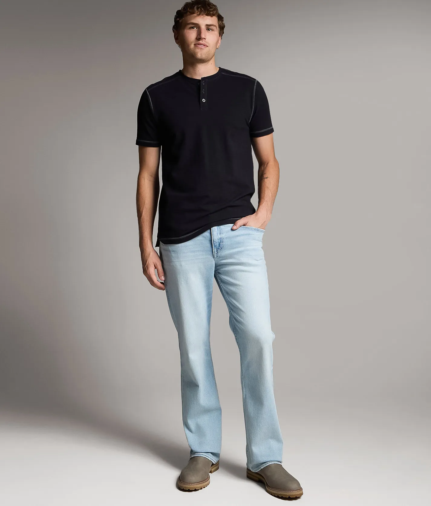 New Jeans|Bottoms | BKE Jake Boot Stretch Jean Cuttlefish