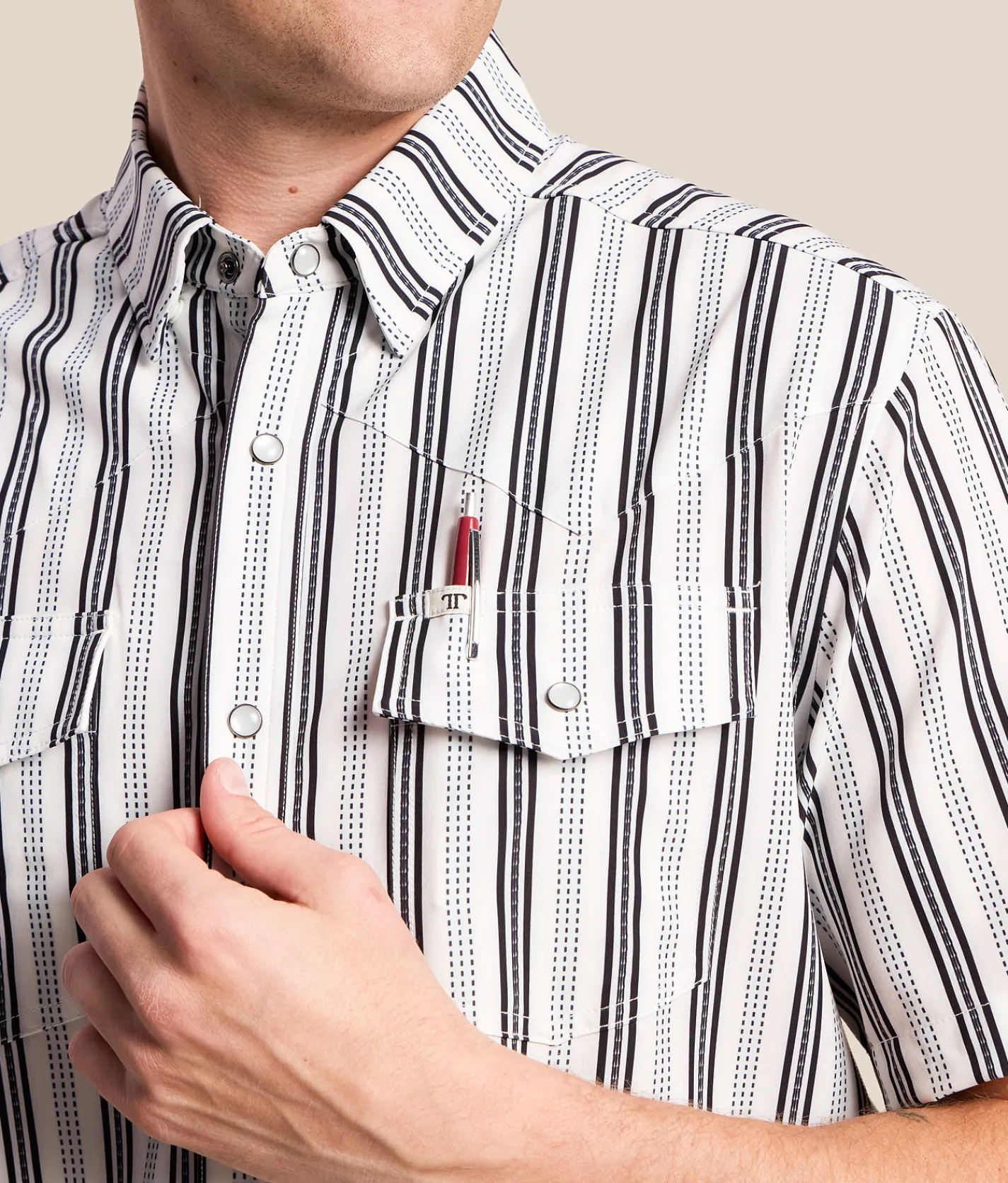 Tops | Ferrell Jake Performance Stretch Shirt White