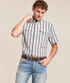 Tops | Ferrell Jake Performance Stretch Shirt White