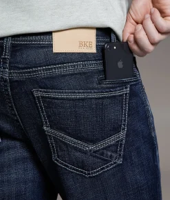 Bottoms | BKE Jake Straight Stretch Jean Bronze