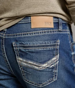 Bottoms|Bke Jeans | BKE Jake Straight Stretch Jean Flick