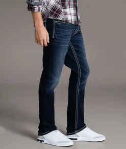 BKE Jake Straight Stretch Jean Feathers Clearance