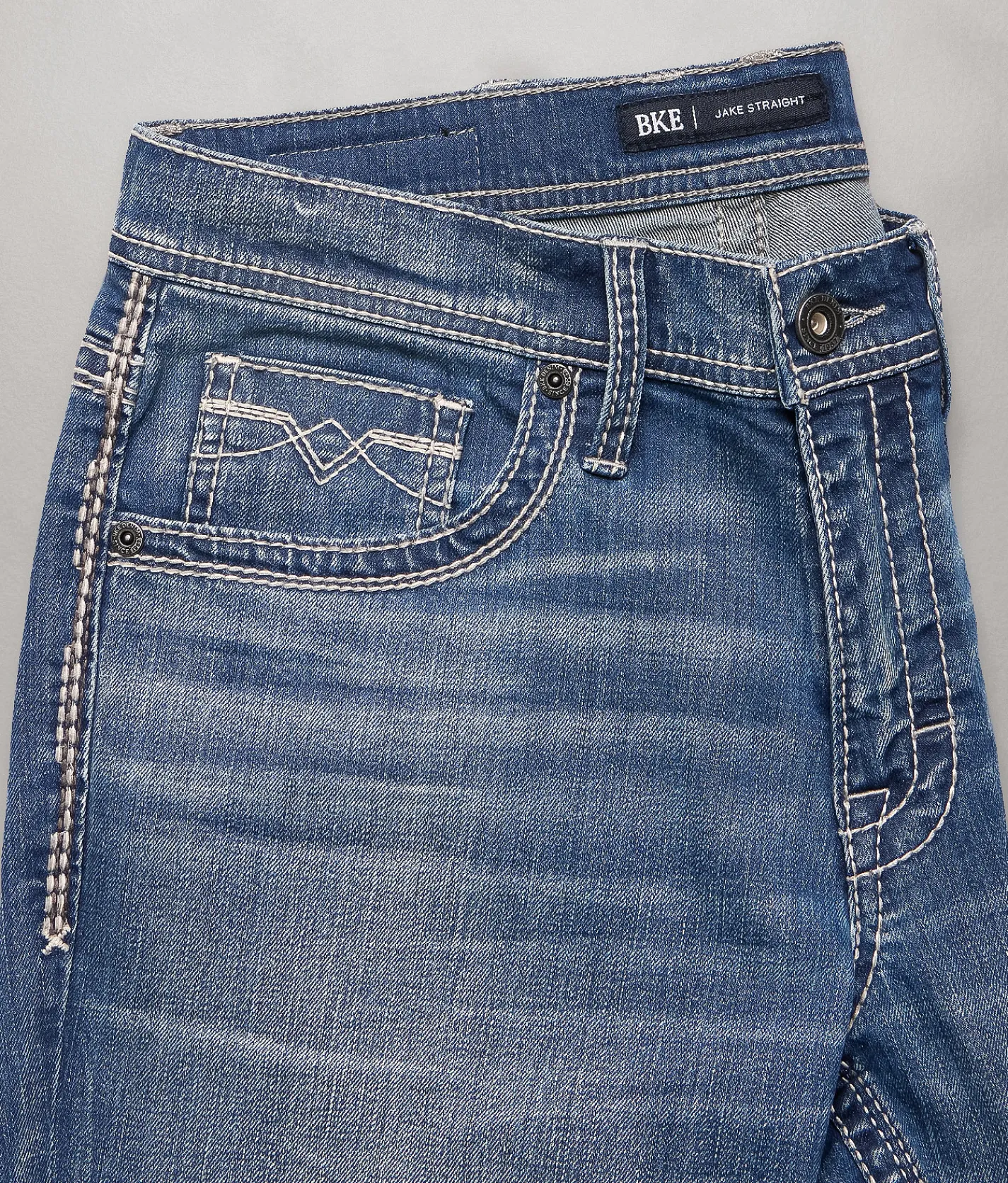 Bottoms | BKE Jake Straight Stretch Jean Zarin