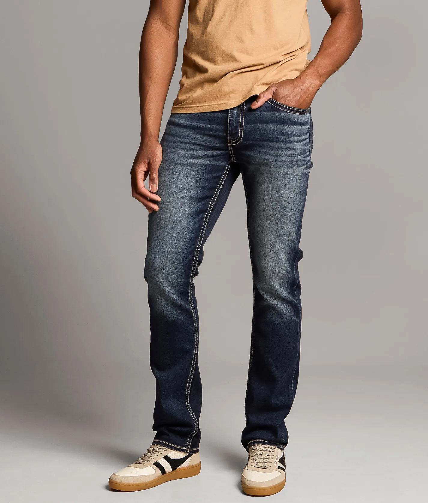 Bottoms | BKE Jake Straight Stretch Jean Fiddle