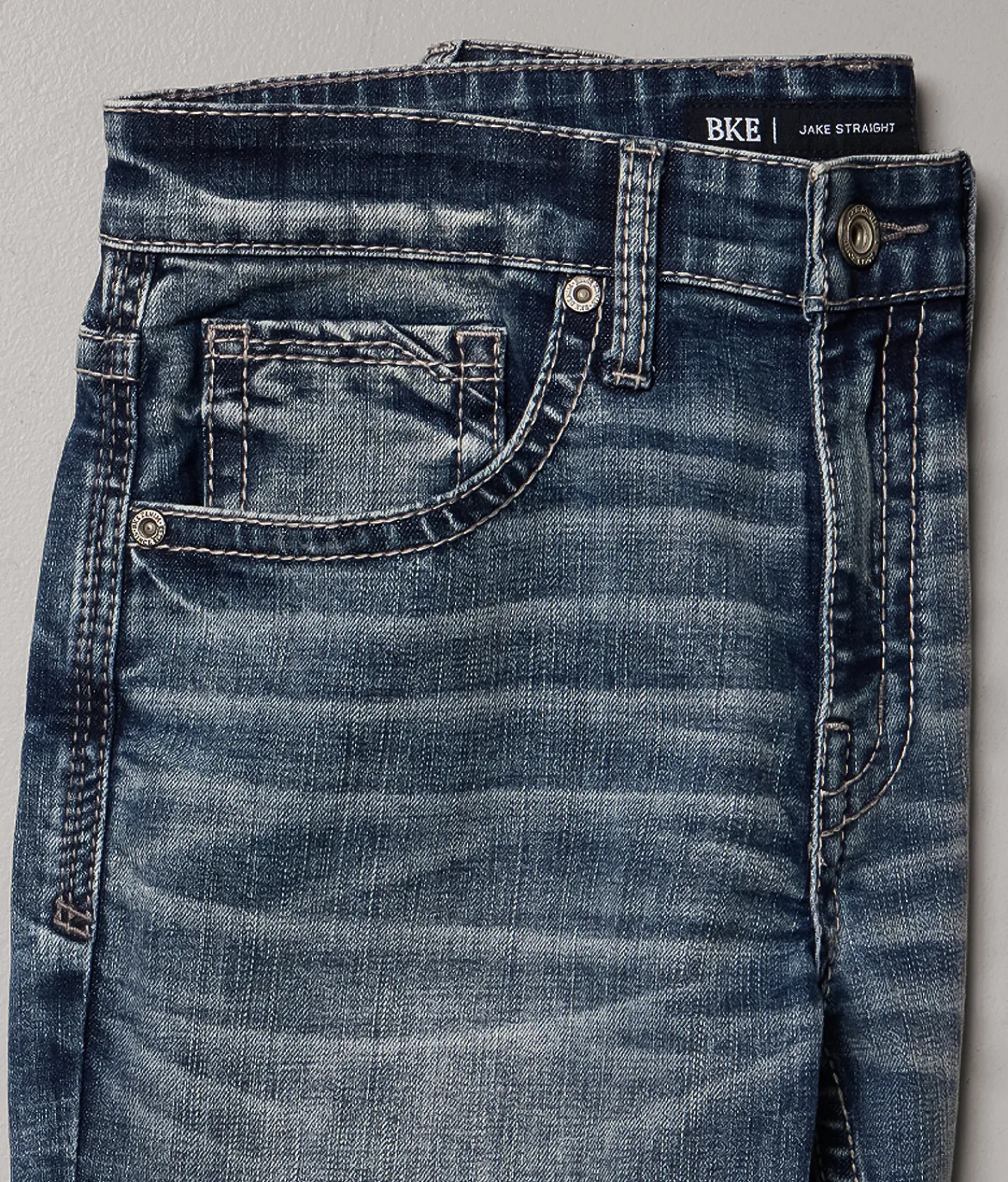 BKE Jake Straight Stretch Jean Shrimp
