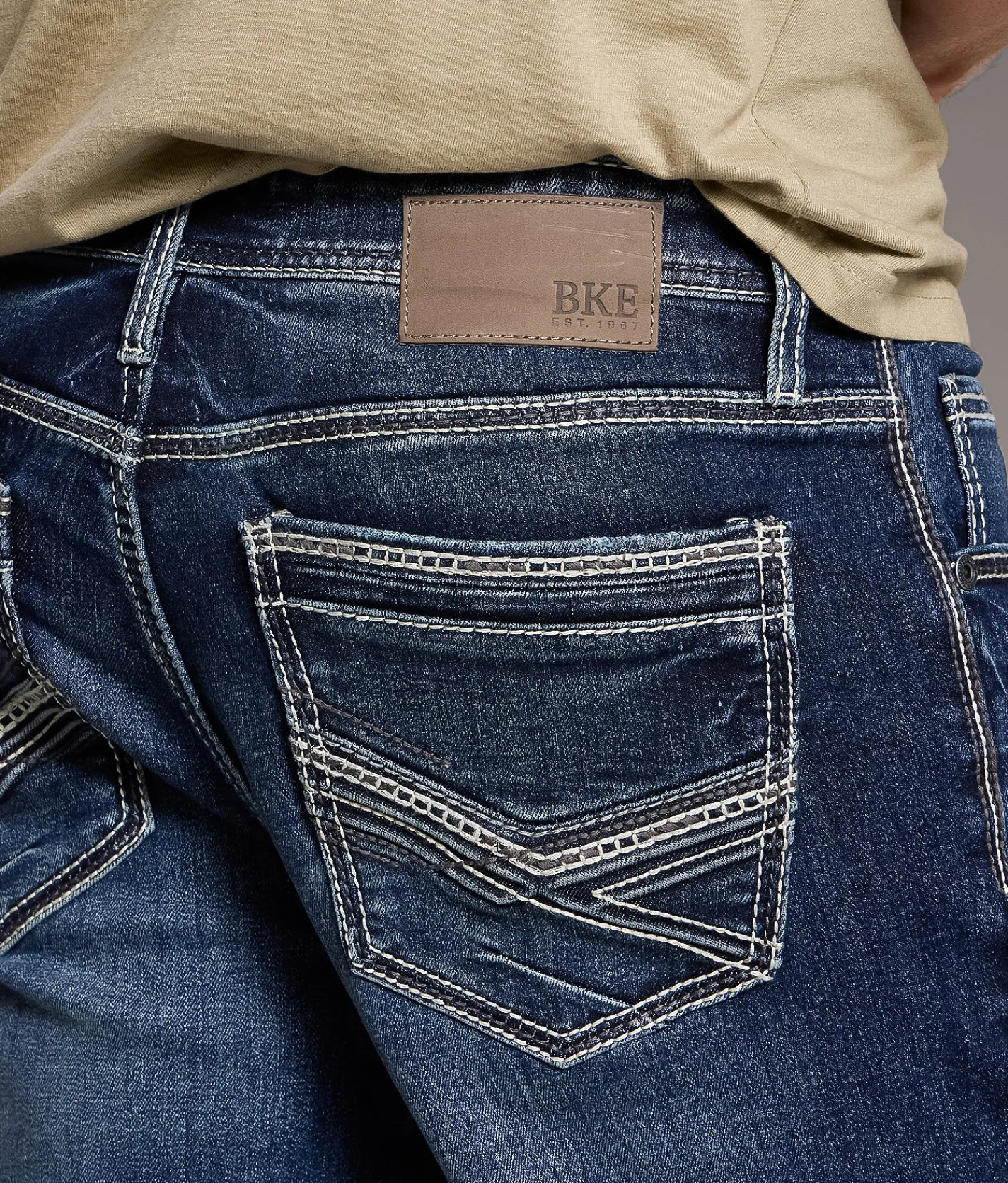 Bottoms | BKE Jake Straight Stretch Jean Elrond