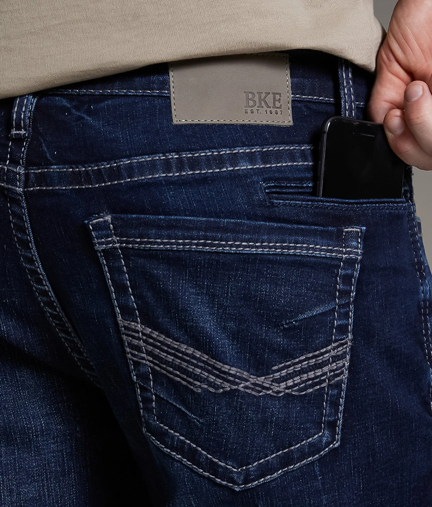 Bottoms|Jeans | BKE Jake Straight Stretch Jean Tuft