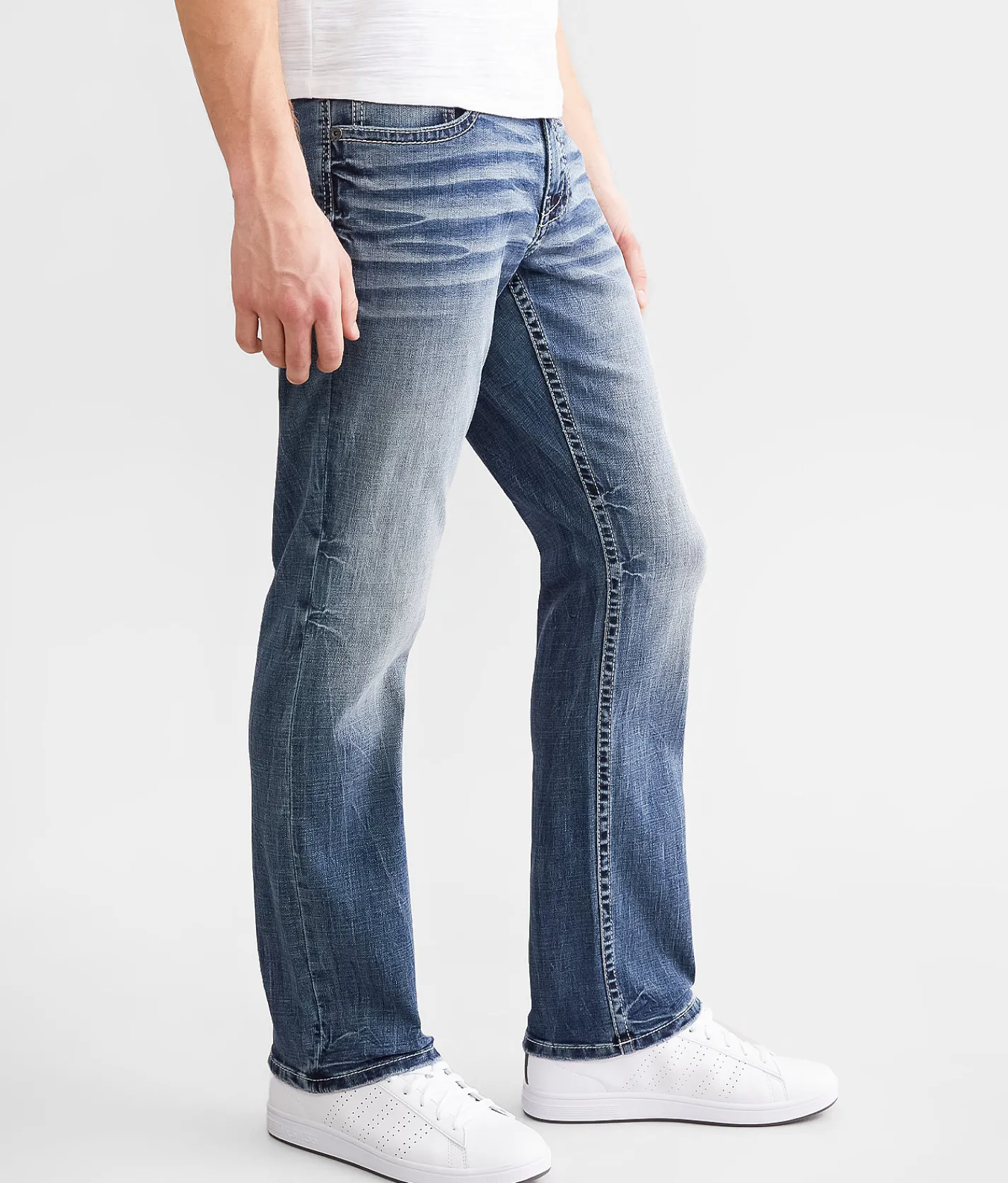 BKE Jake Straight Stretch Jean Fiori Hot