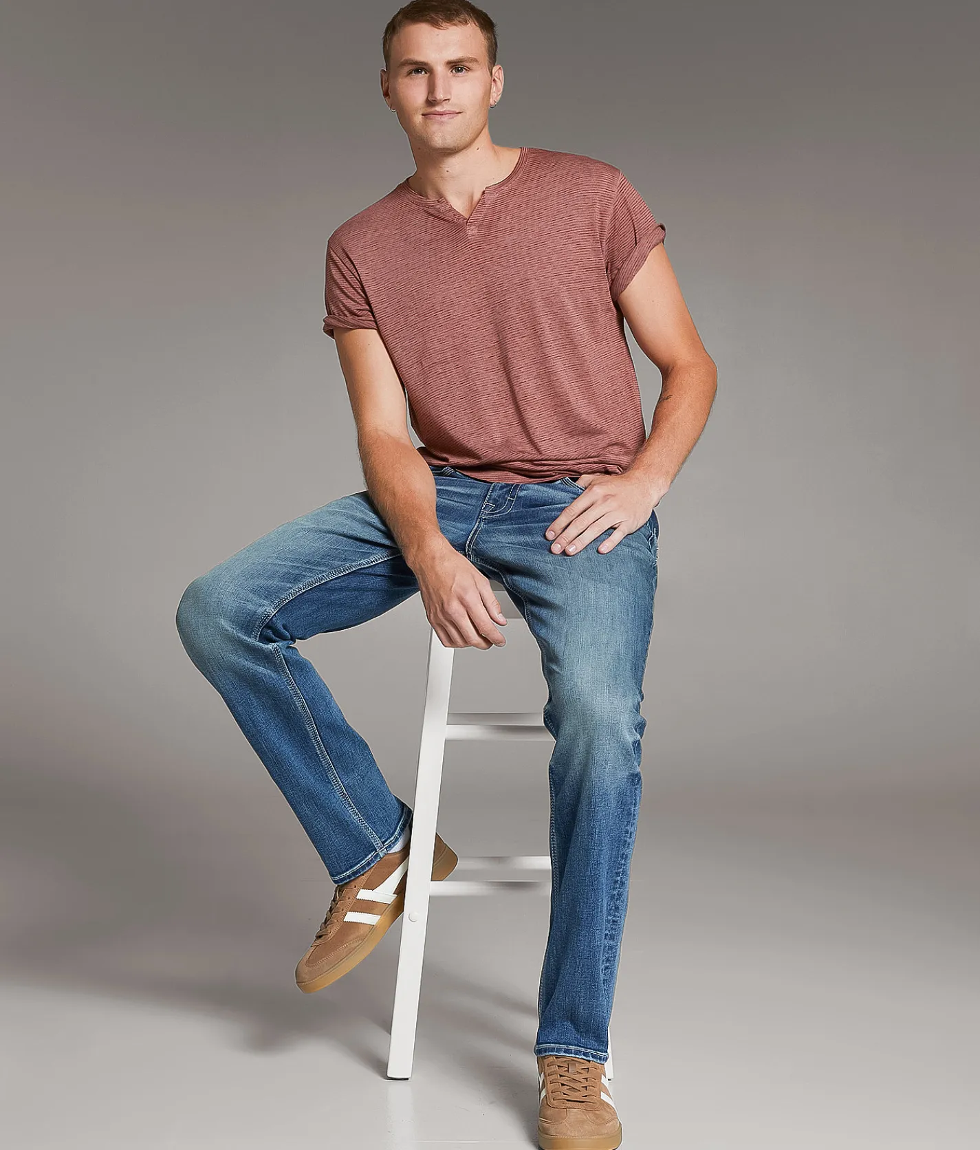 Bottoms|Bke Jeans | BKE Jake Straight Stretch Jean Hebri