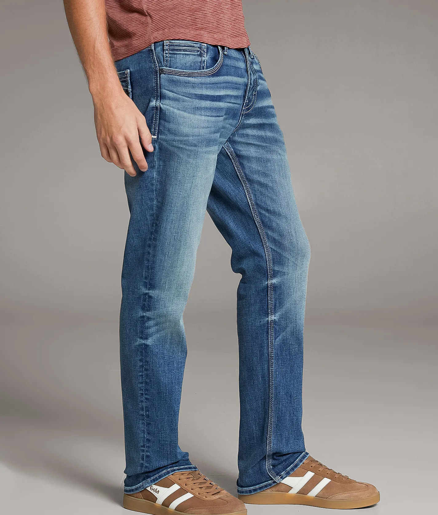 BKE Jake Straight Stretch Jean Hebri Hot