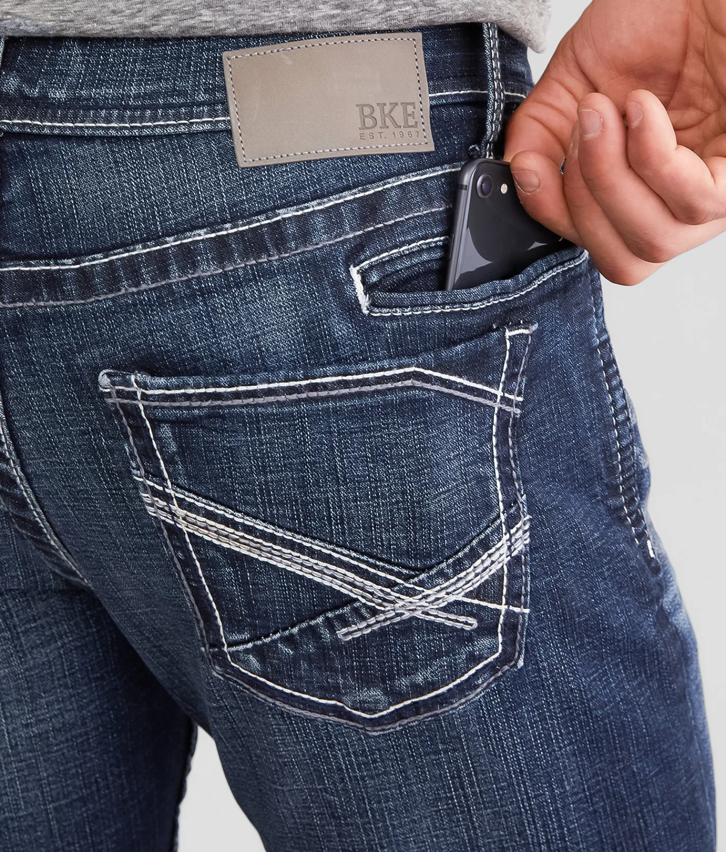 BKE Jake Straight Stretch Jean Nathan New