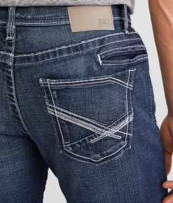 BKE Jake Straight Stretch Jean Nathan New