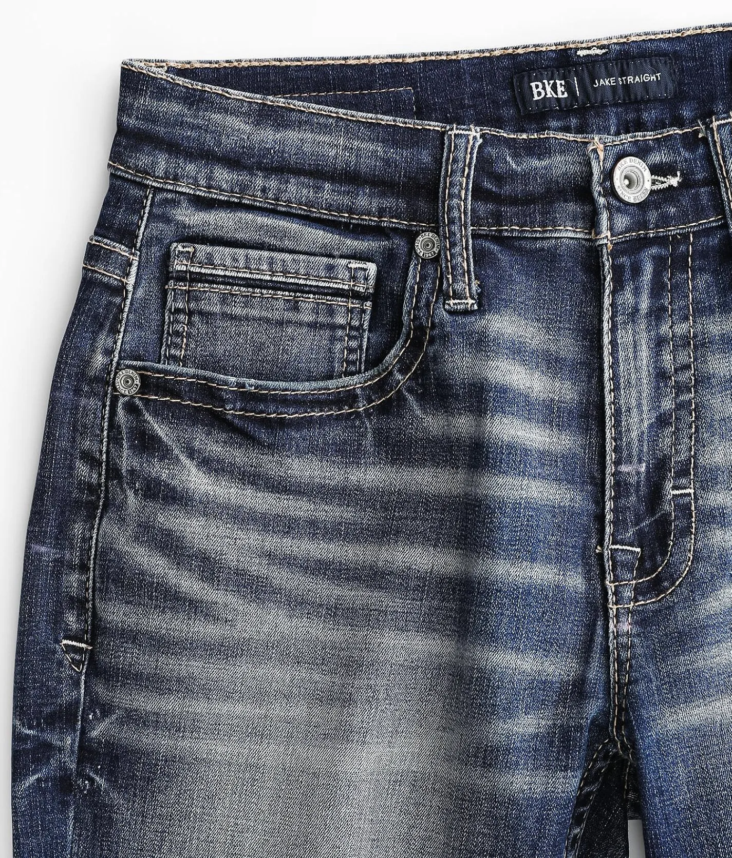 BKE Jake Straight Stretch Jean Malibu Hot
